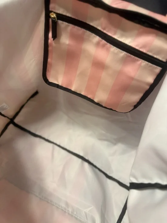 Victorias Secret Heritage Stripe Tote EUC. - Picture 5 of 12